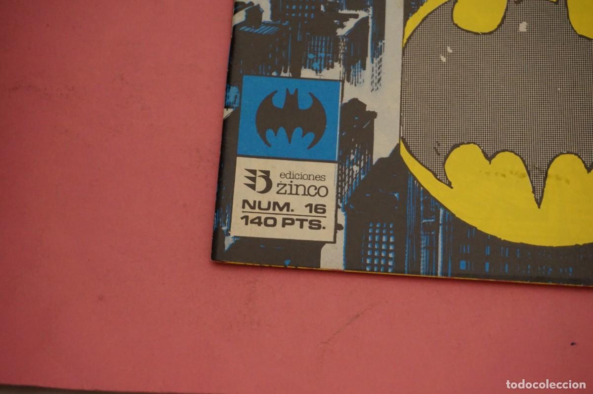 C&oacute;mics: AL/ DC - EDICIONES ZINCO NUM 16 - BATMAN - Foto 2