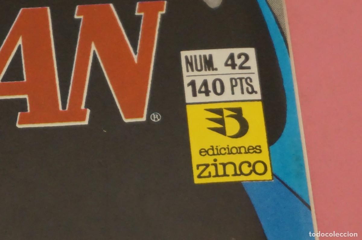 C&oacute;mics: AL/ DC - EDICIONES ZINCO NUM 42 - BATMAN - Foto 2