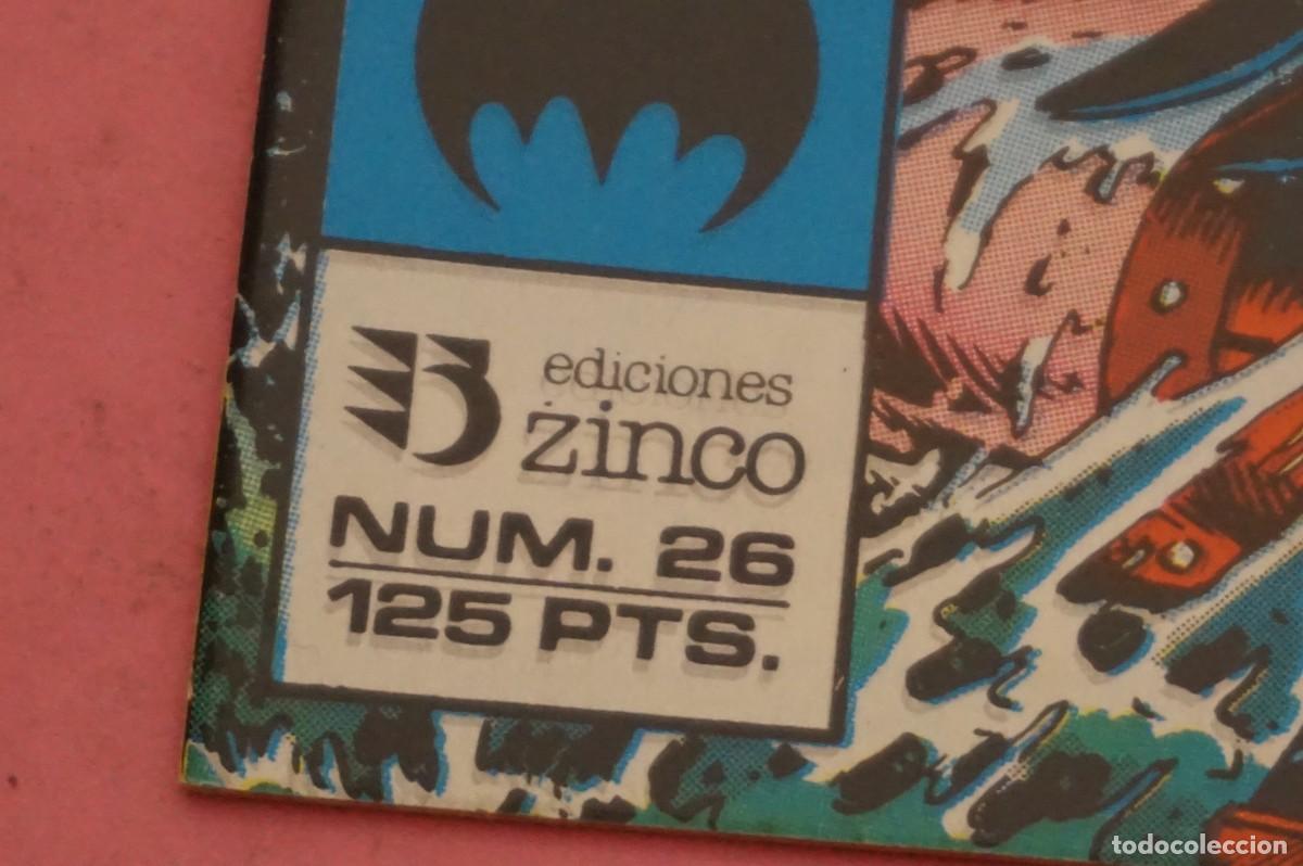 C&oacute;mics: AL/ DC - EDICIONES ZINCO NUM 26 - BATMAN - Foto 2