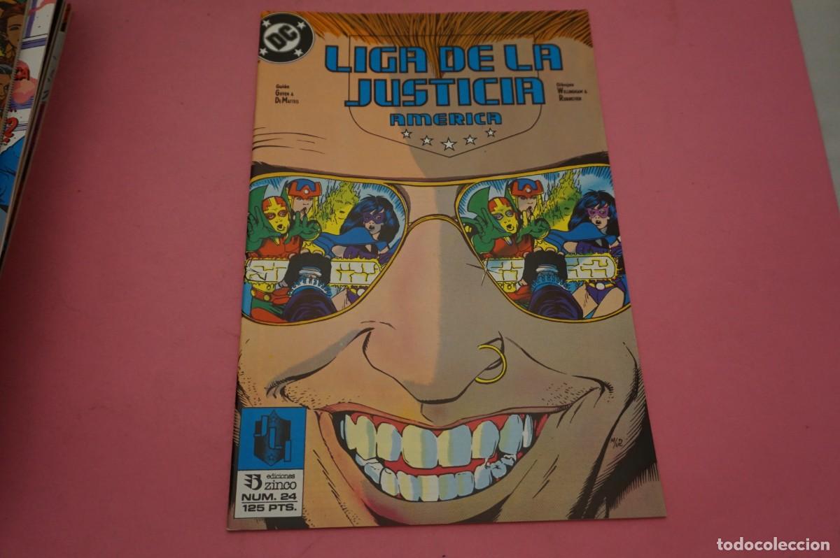 C&oacute;mics: AL/ DC - EDICIONES ZINCO NUM 24 - LA LIGA DE LA JUSTICIA - AMERICA