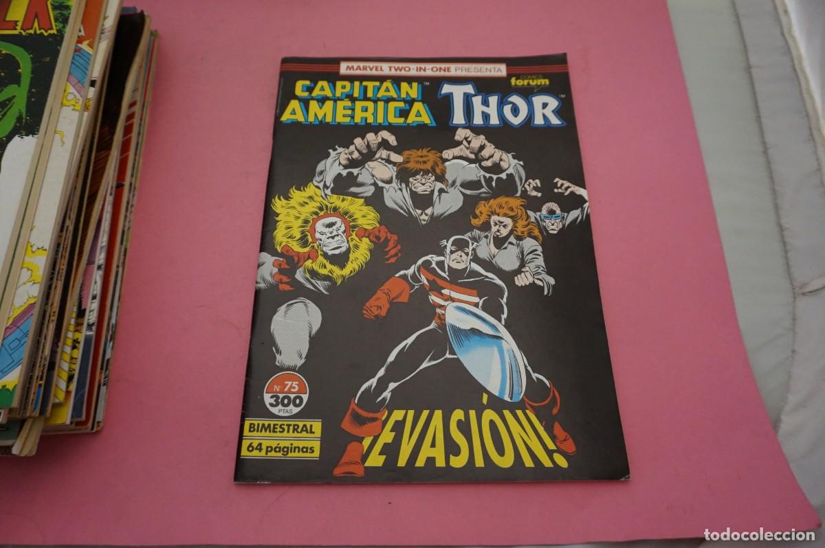 C&oacute;mics: AL/ MARVEL TWO IN ONE - CAPITAN AMERICA / THOR - N&ordm; 75 - EVASION !