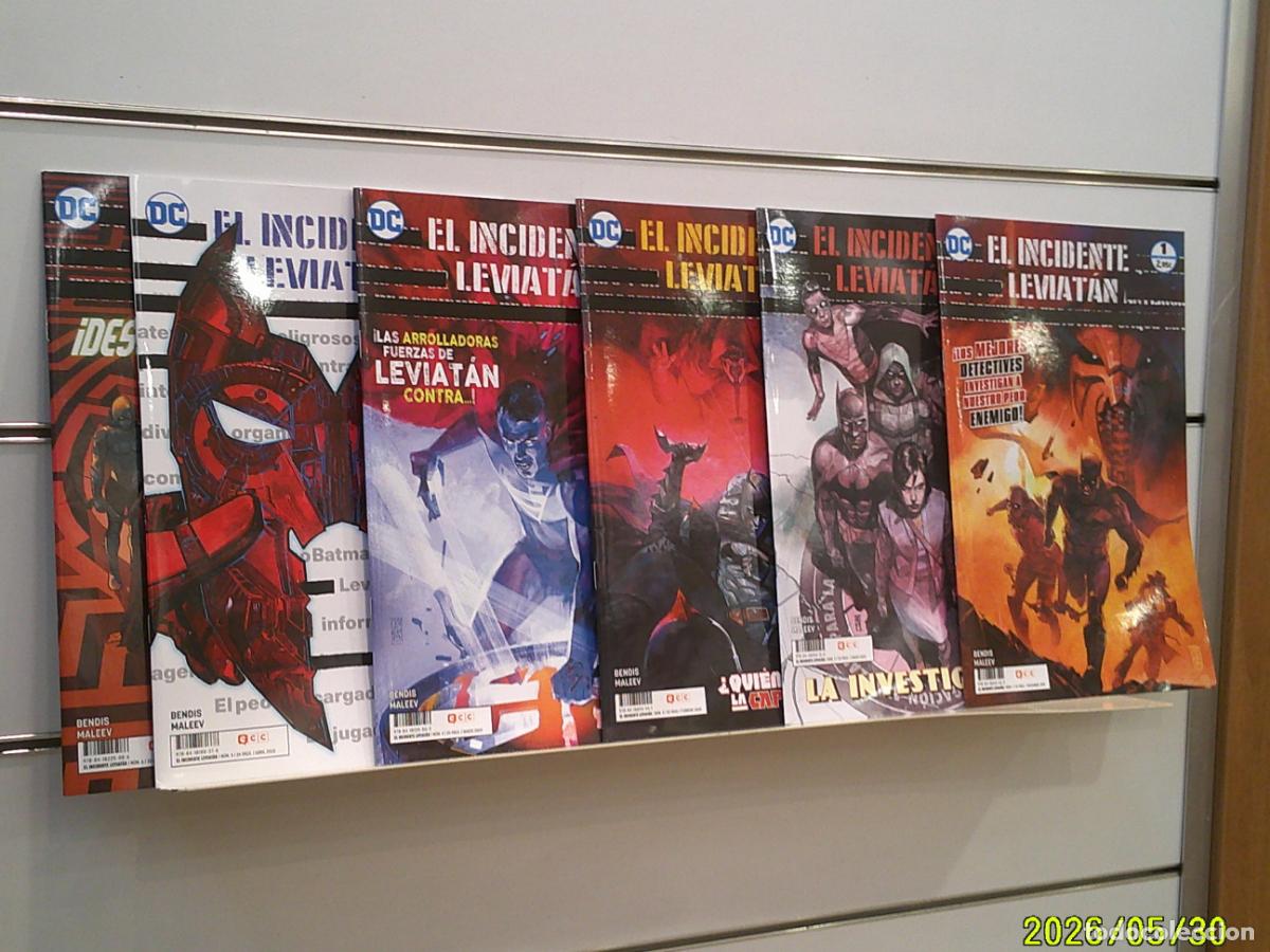 C&oacute;mics: EL INCIDENTE LEVIATAN COMPLETA 6 NUMEROS BENDIS DC - ECC OFERTA