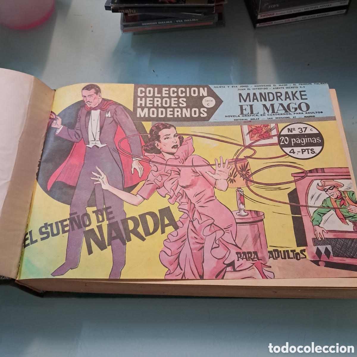 C&oacute;mics: Colecci&oacute;n heroes modernos, Mandrake el mago 37 al.75 variado - Foto 3