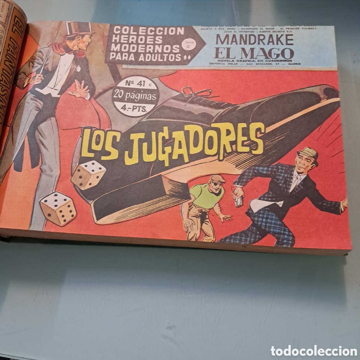C&oacute;mics: Colecci&oacute;n heroes modernos, Mandrake el mago 37 al.75 variado - Foto 7