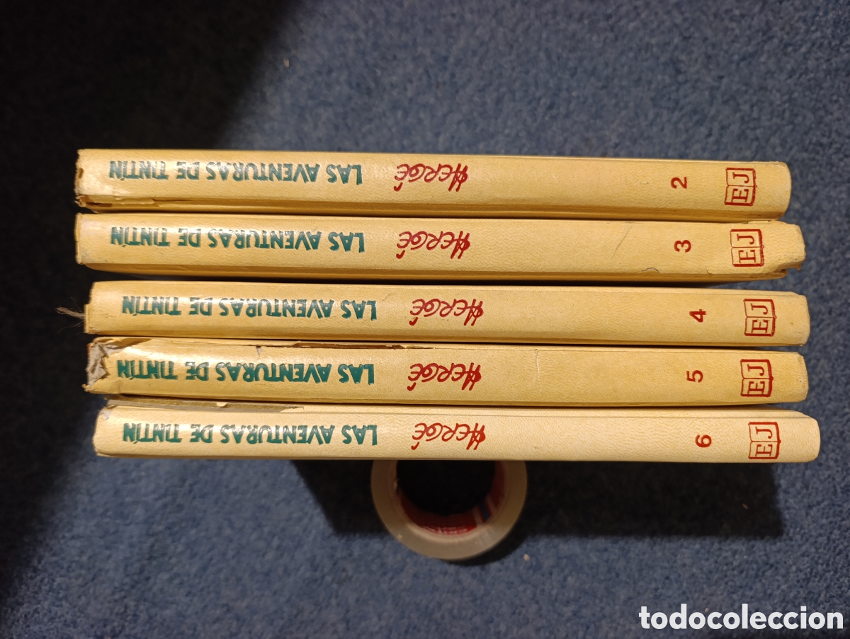 C&oacute;mics: TINTIN COLECCION 5 TOMOS JUVENTUD 1991 GUAFLEX