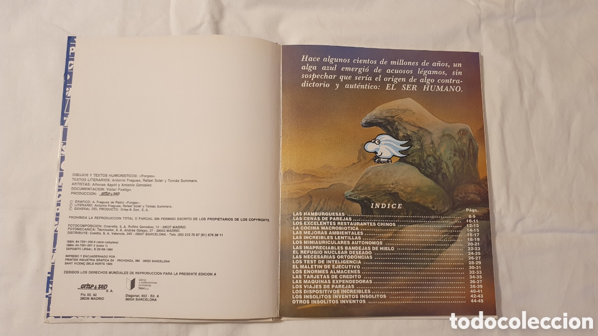 C&oacute;mics: Lote de dos c&oacute;mics Crisp y Son de Forges - Foto 7