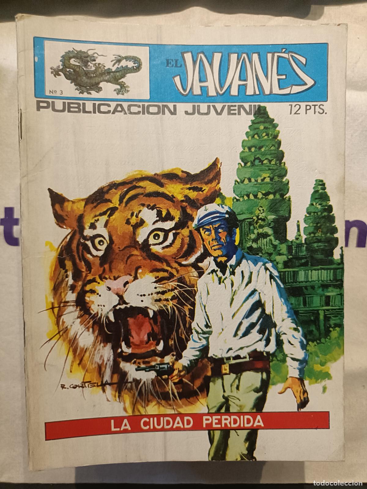 C&oacute;mics: Javanes - Ciudad Perdida, n&ordm; 3 - Ed. Toray 1971 (Aventruras)