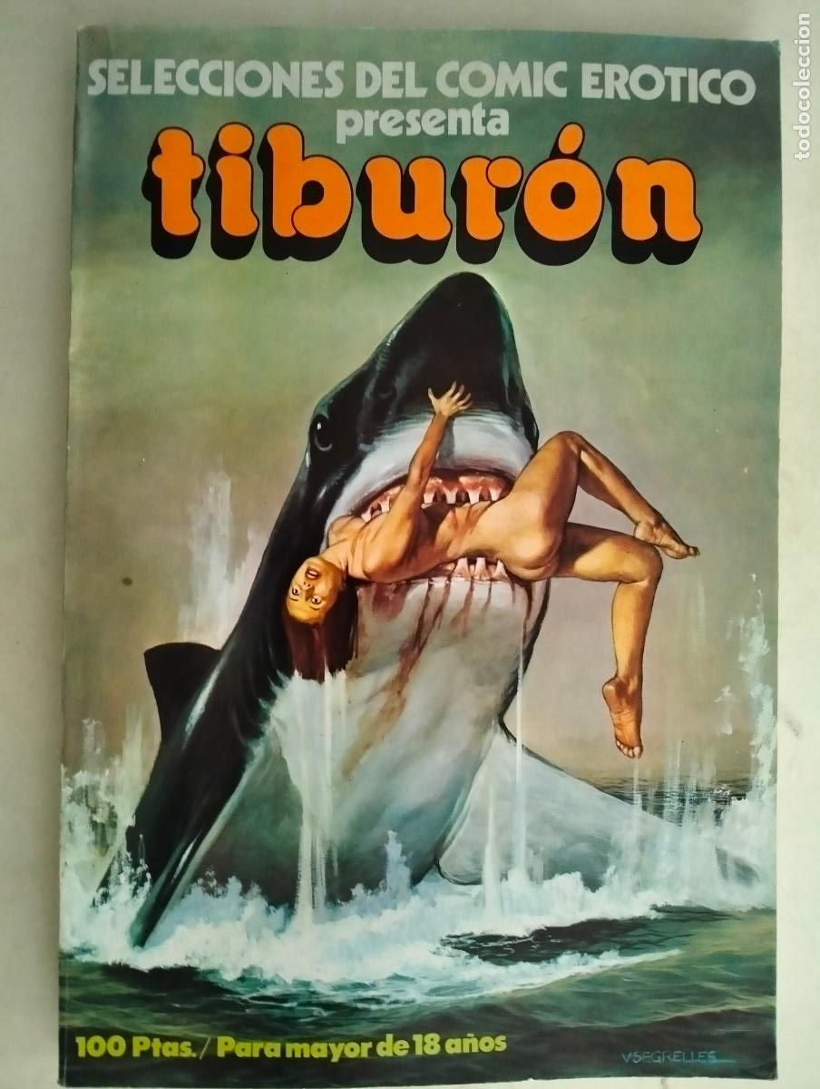 C&oacute;mics: TIBURON, SELECCIONES DEL COMIC EROTICO, A&Ntilde;O 1977