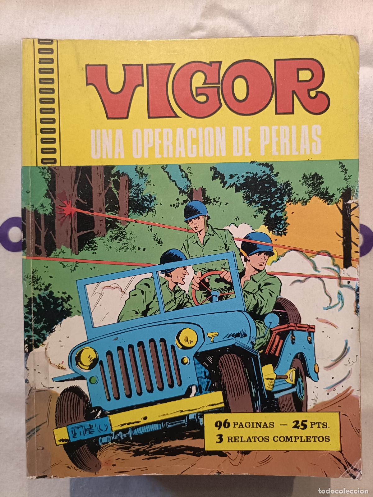 C&oacute;mics: Vigor - Una Operaci&oacute;n de perlas, n&ordm; 2 - Ed. Euredit 1970