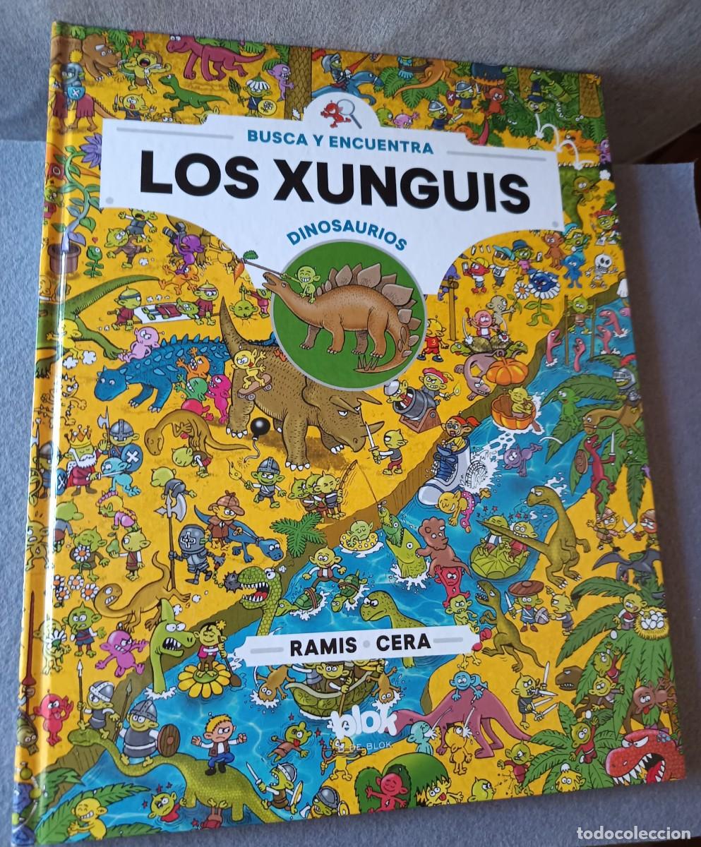 C&oacute;mics: Comic. LOS XUNGUIS. Busca y encuentra. Dinosaurios.