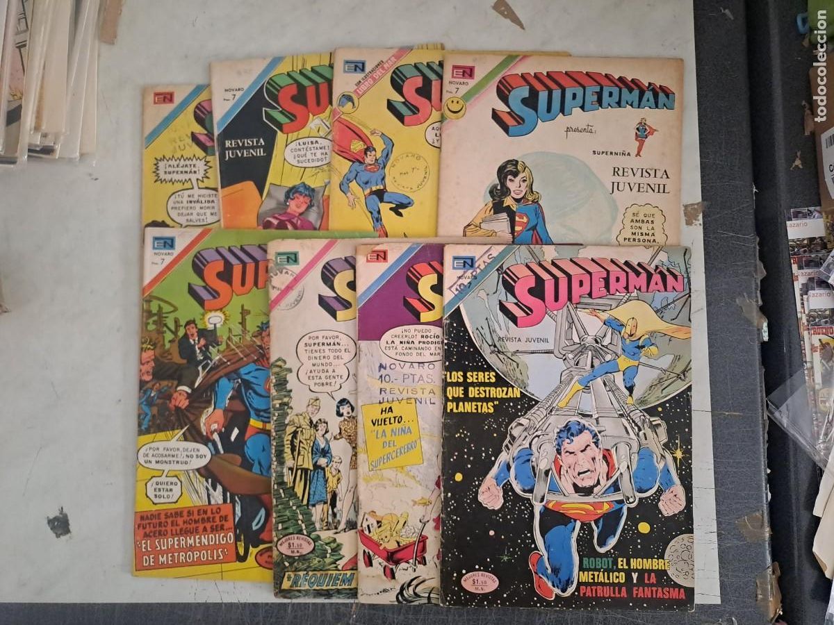 Comics: Lote de 8 comics Superman de Novaro Lote 9