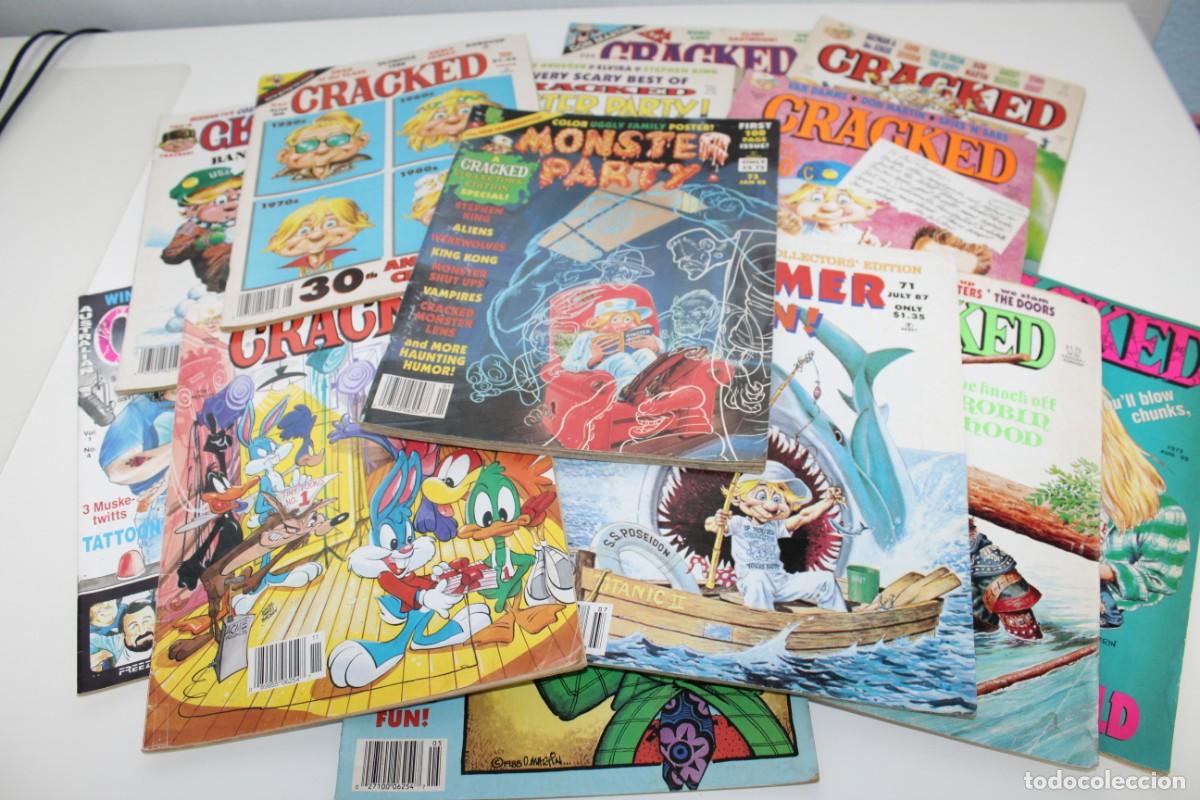 C&oacute;mics: LOTE DE 16 COMIC CRACKED USA ANTIGUOS - Foto 1