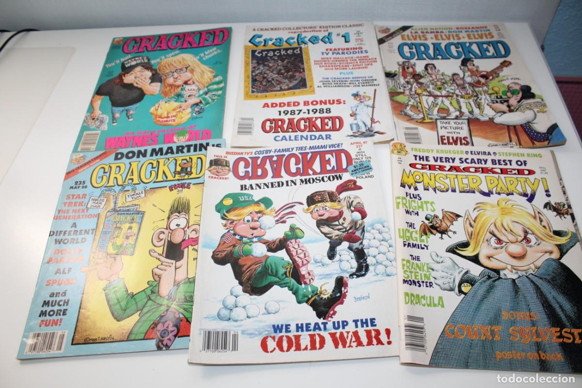 C&oacute;mics: LOTE DE 16 COMIC CRACKED USA ANTIGUOS - Foto 8