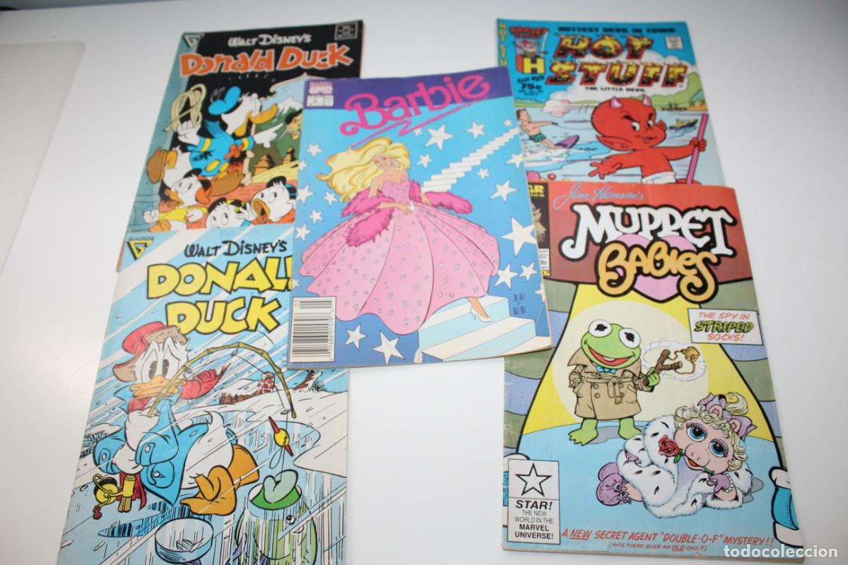 C&oacute;mics: LOTE DE 9 COMIC EN INGLES - ALF - HOTSTUFF - DONALD DUCK - MUPPET - BARBIE - Foto 6