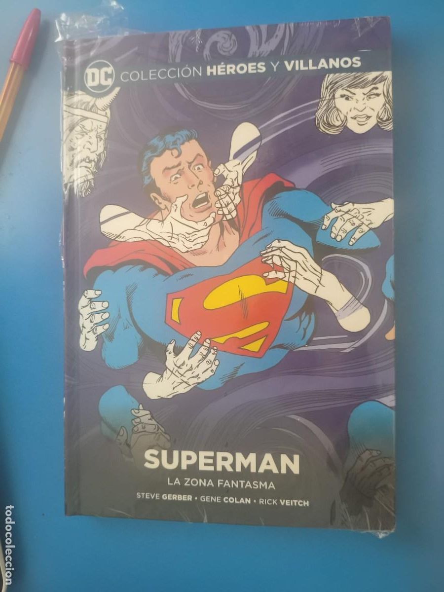 C&oacute;mics: Colecci&oacute;n H&eacute;roes y Villanos 73 Suuperman La zona fantasma Ecc Salvat Steve Gerber Gene Colan Rick Ve