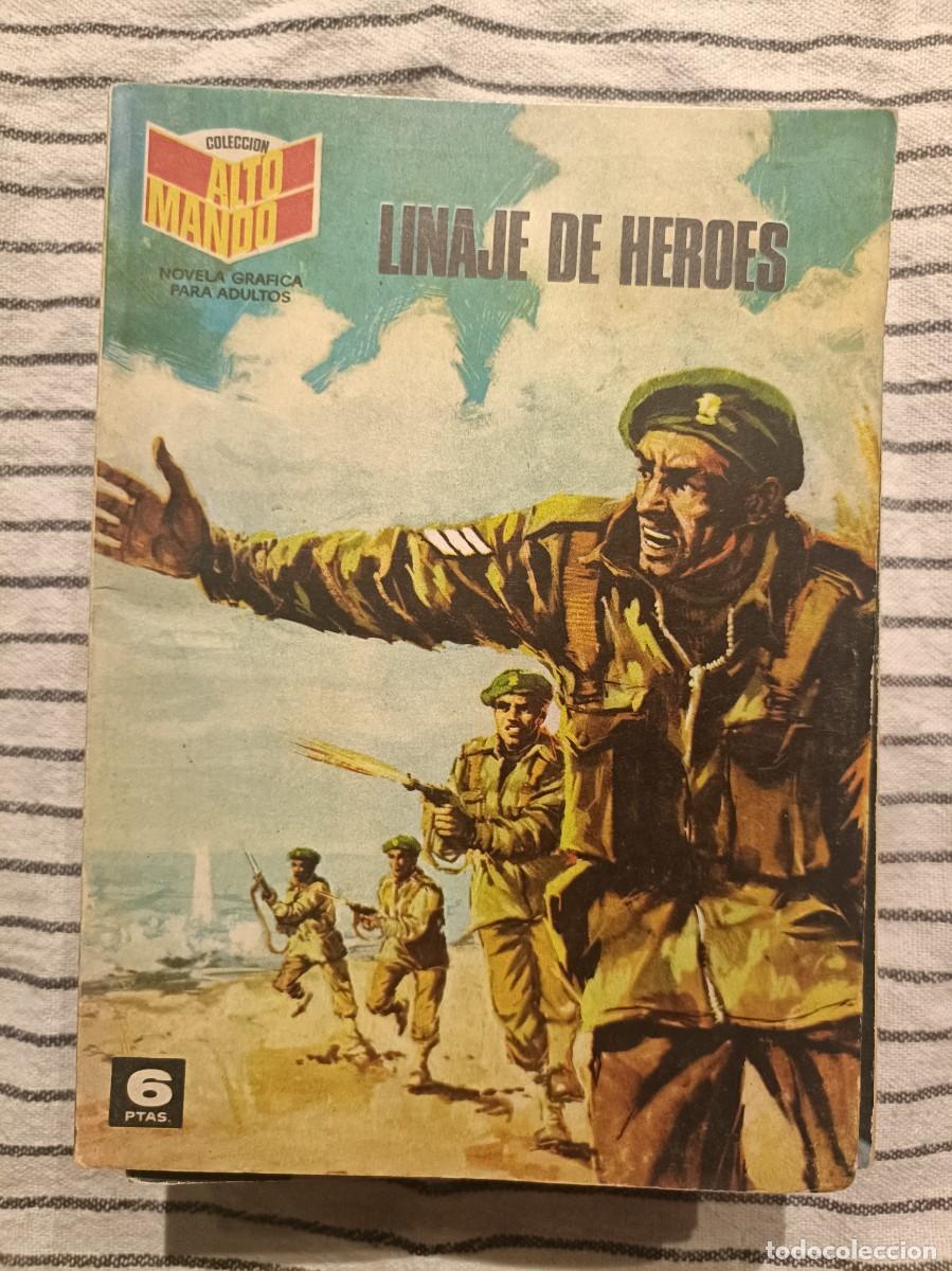 C&oacute;mics: Colecci&oacute;n Alto Mando, n&ordm; 8 - Linaje de H&eacute;roes - Ibero Mundial Ediciones 1965
