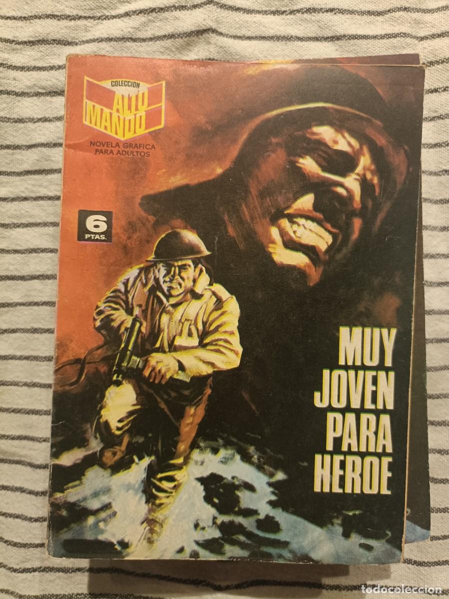 C&oacute;mics: Colecci&oacute;n Alto Mando, n&ordm; 10 - Muy joven para h&eacute;roe - Ibero Mundial Ediciones 1965