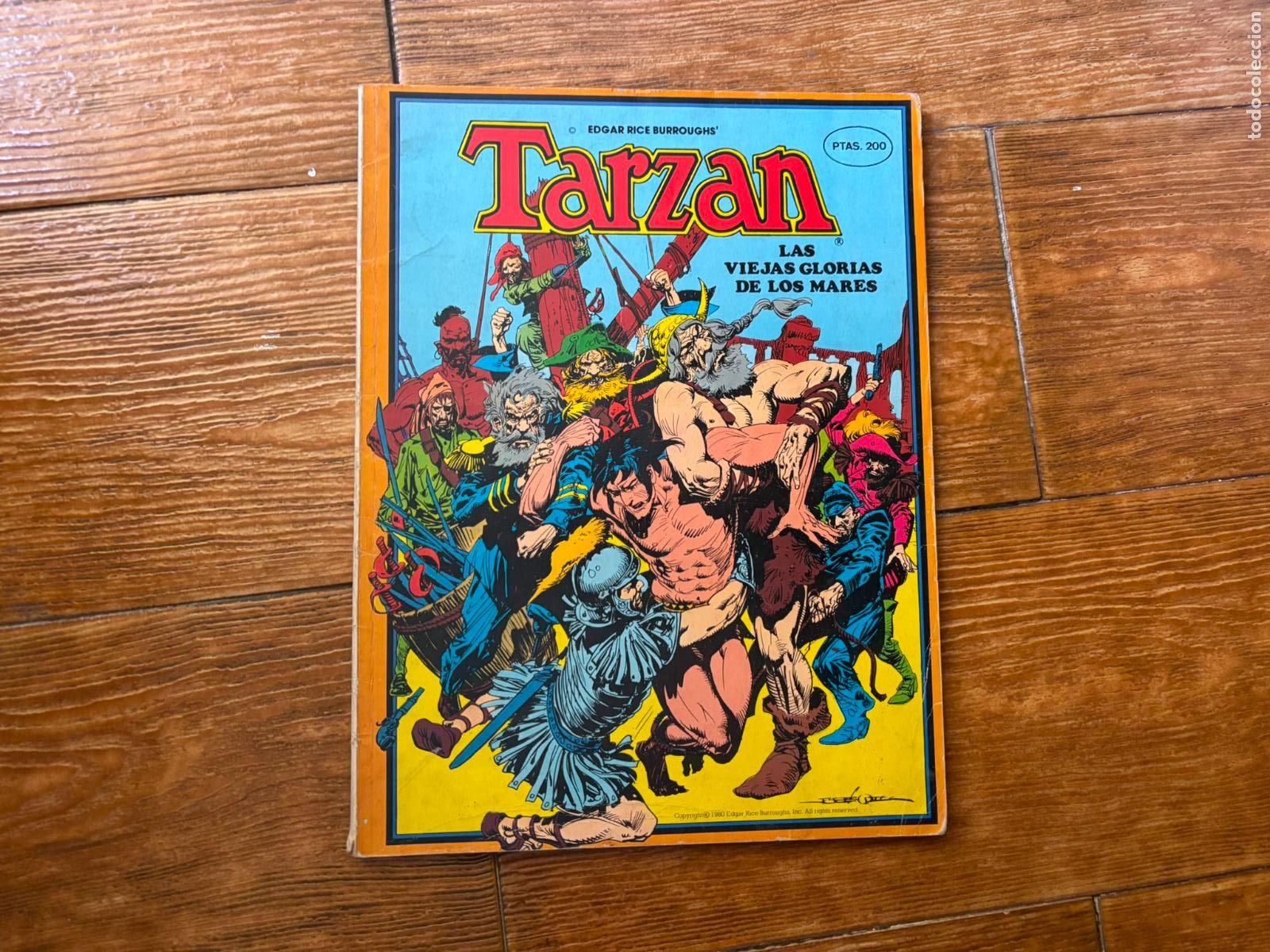 C&oacute;mics: TARZAN LAS VIEJAS GLORIAS DE LOS MARES MONOGRAFICO 1980