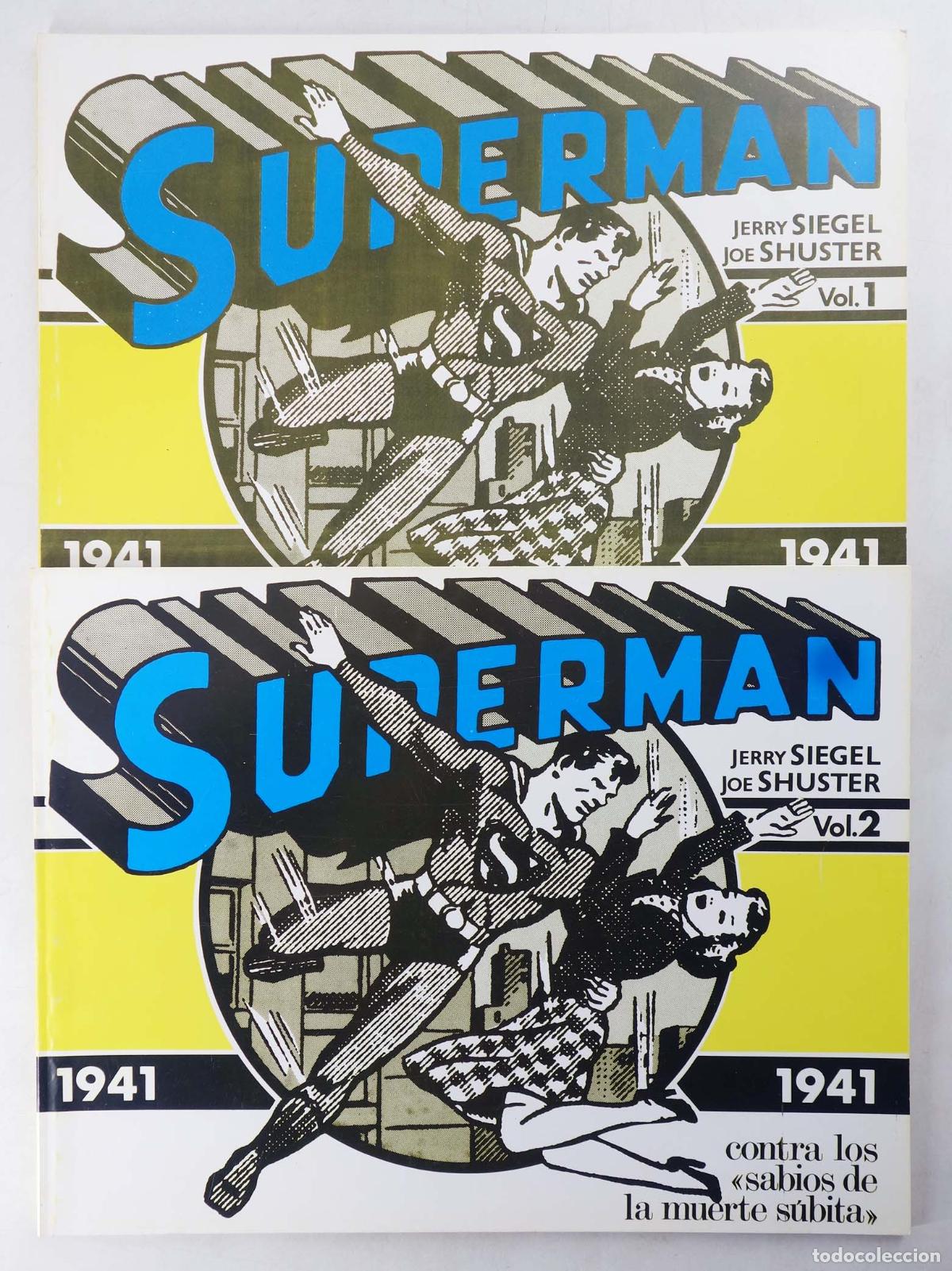 C&oacute;mics: SUPERMAN 1941 1,2. Districomic, 1983