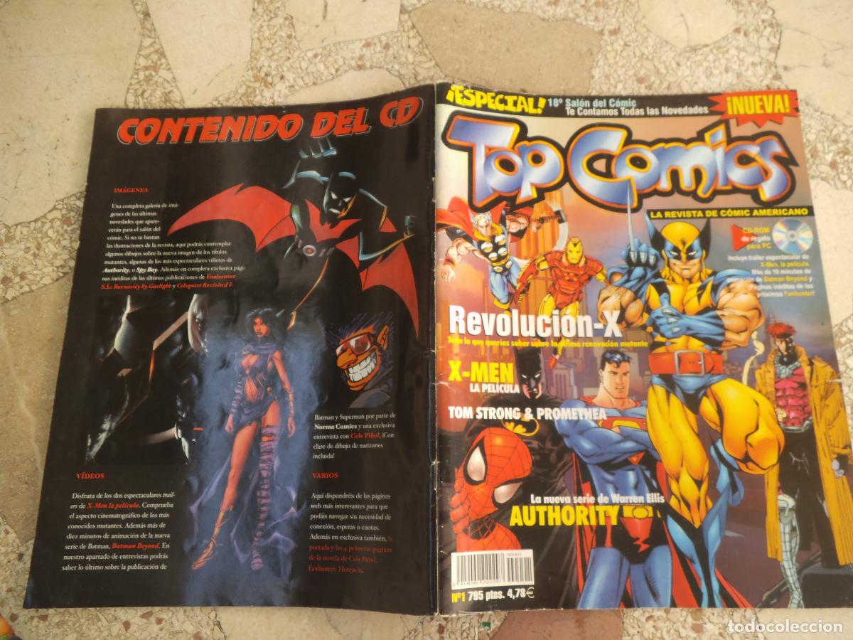 C&oacute;mics: top comics n&ordm; 1, la revista del comic americano