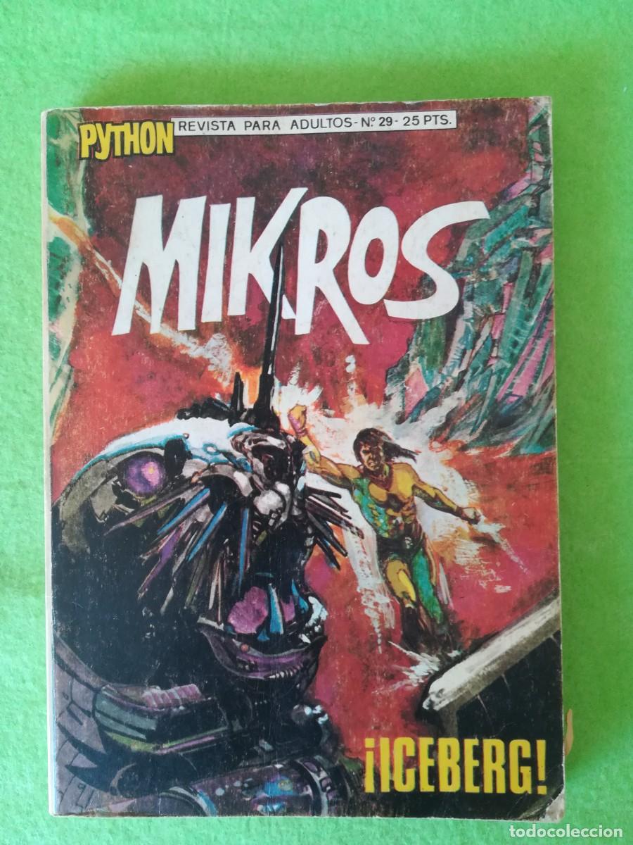 C&oacute;mics: Comic Mikros iceberg 29 python 1972