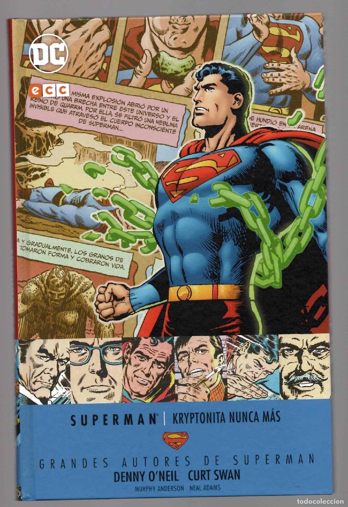 C&oacute;mics: SUPERMAN KRYPTONITA NUNCA MAS. GRANDES AUTORES DE SUPERMAN. DENNY O'NEIL, CURT SWAN ECC 2017
