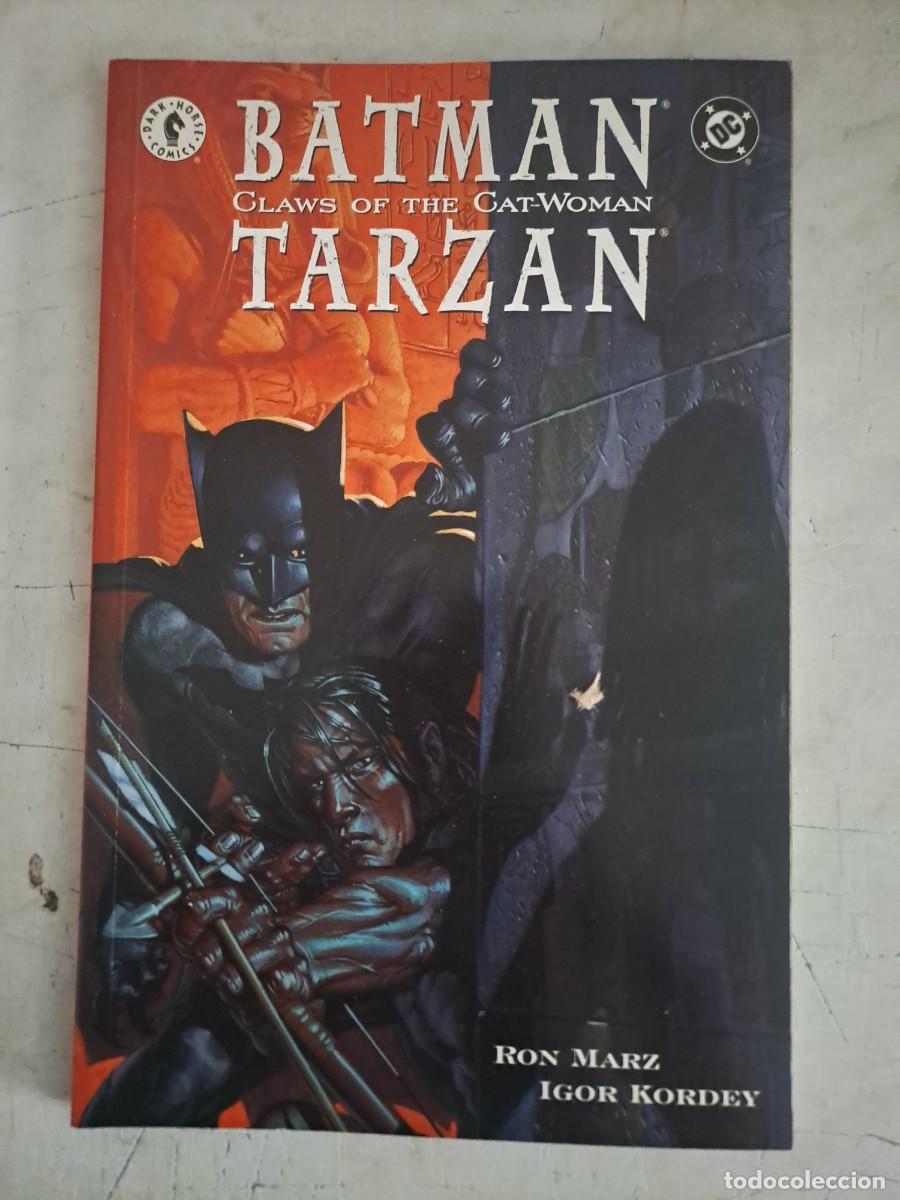 C&oacute;mics: Batman glaws of the Cat-Woman Tarz&aacute;n, Dark horse comics, en muy buen estado Bolsa DA