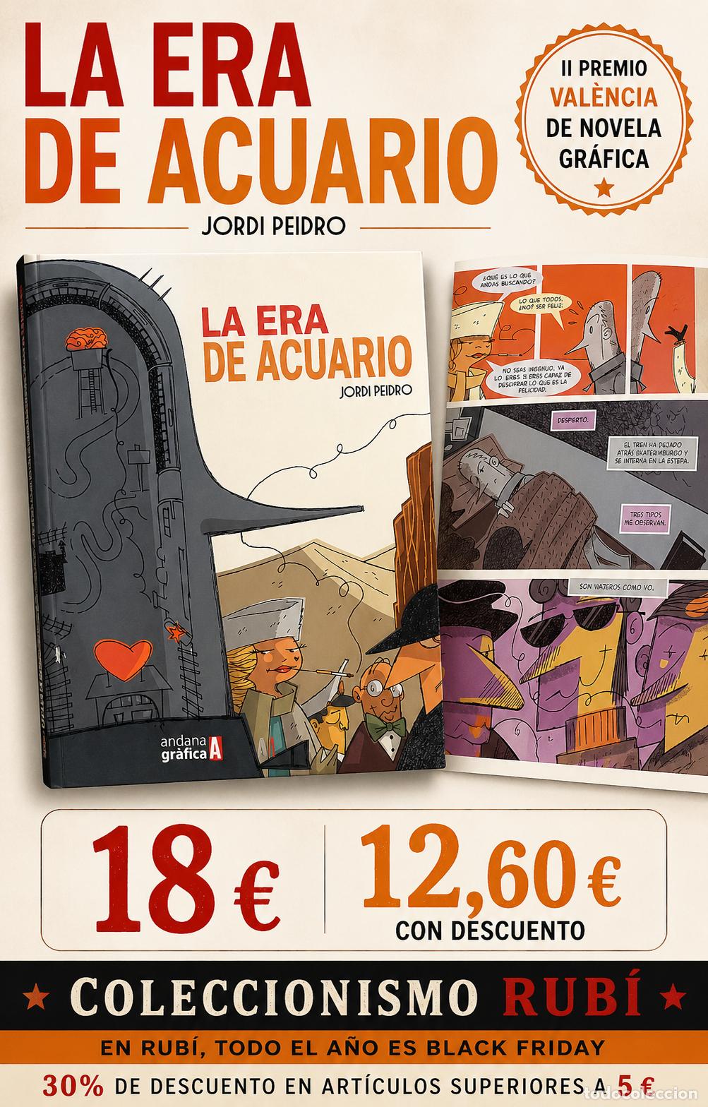 C&oacute;mics: LA ERA DE ACUARIO | JORDI PEIDRO | 1&ordf; EDICI&Oacute;N 2020 | NOVELA GR&Aacute;FICA | ANDANA