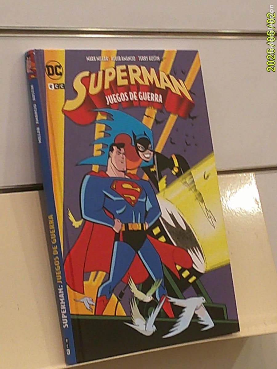 C&oacute;mics: SUPERMAN JUEGOS DE GUERRA MARK MILLAR TOMO TAPA DURA DC - ECC OCASION