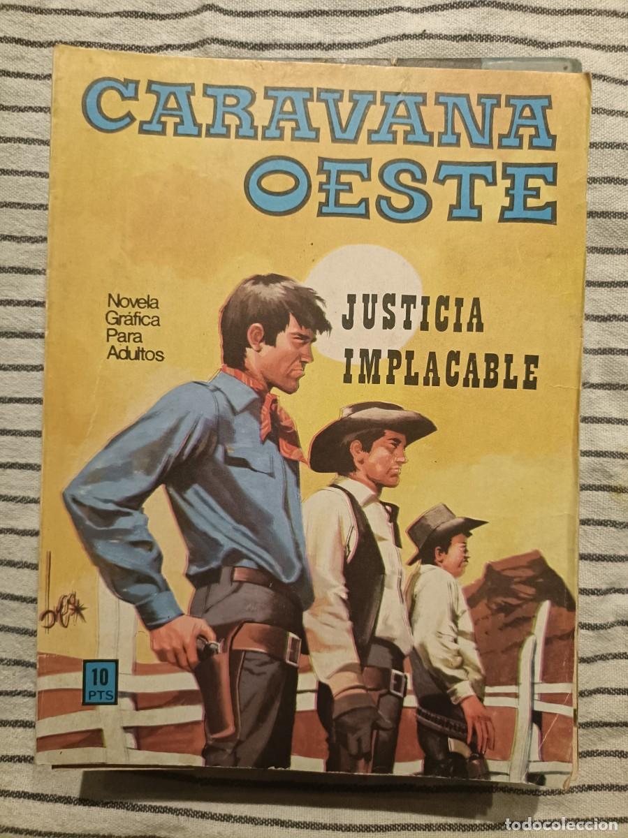 C&oacute;mics: Caravana del Oeste, n&ordm; 4 - Justicia Implacable - Ed. Vilmar 1972