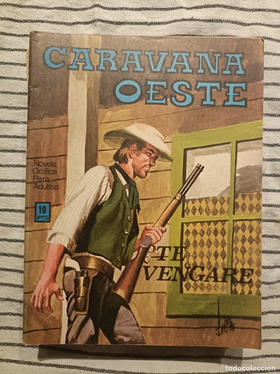 C&oacute;mics: Caravana del Oeste, n&ordm; 30 - Te vengar&eacute; - Ed. Vilmar 1972