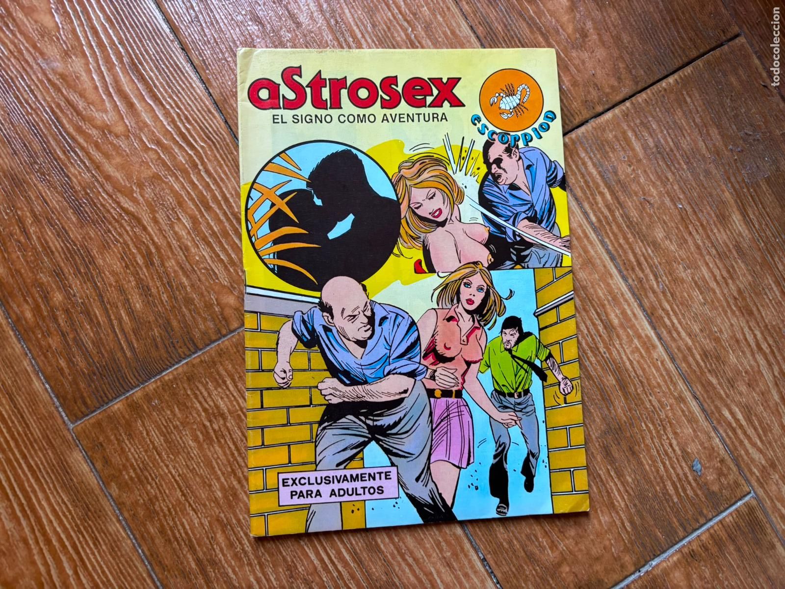 C&oacute;mics: ASTROSEX N&ordm; 10 ESCORPION EDICIONES JOSE RAMON FUENTES 1984 PARA ADULTOS