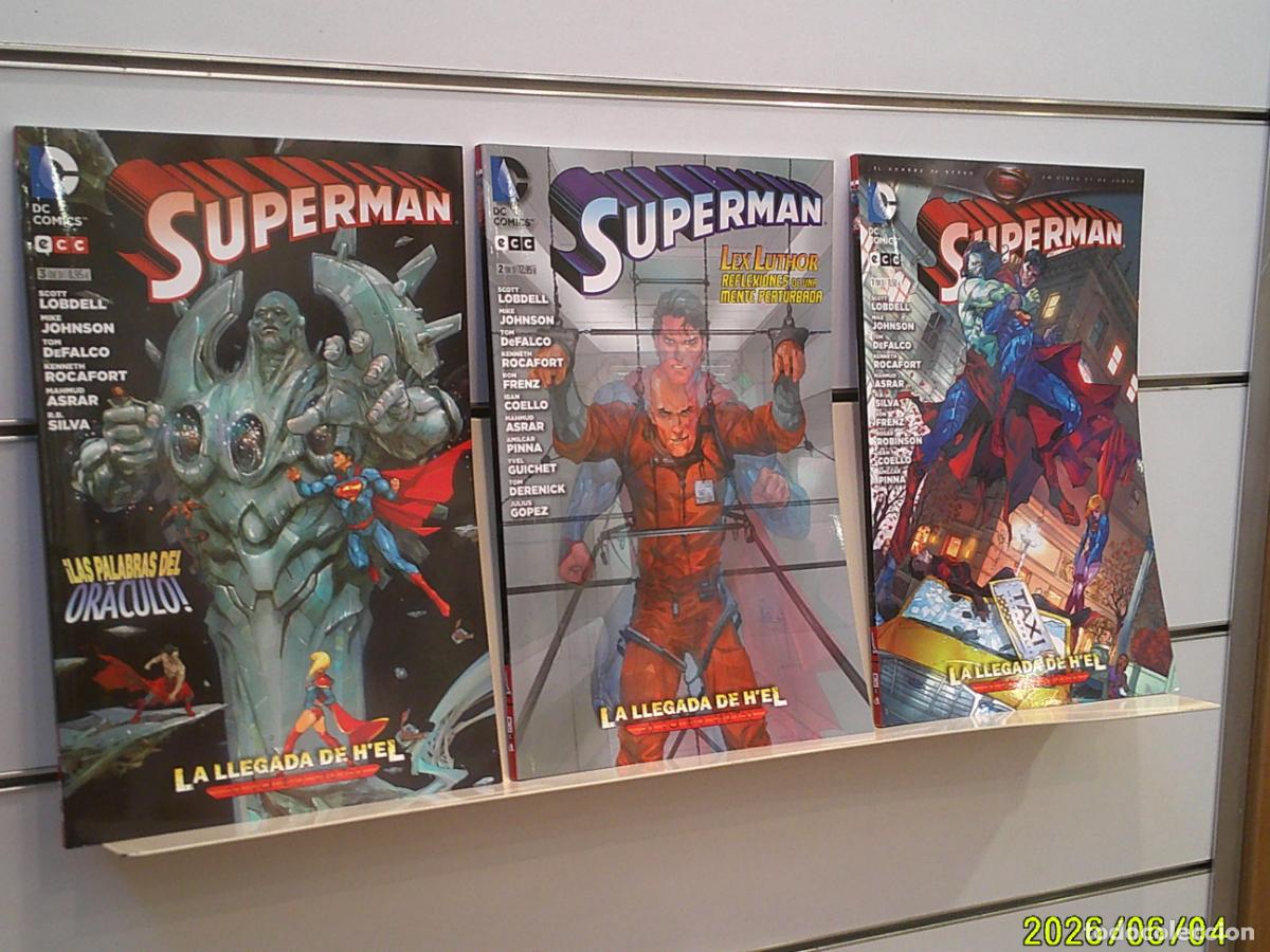 C&oacute;mics: SUPERMAN LA LLEGADA DE H'EL COMPLETA 3 NUM. ECC OFERTA ANTES 33,40 EU.