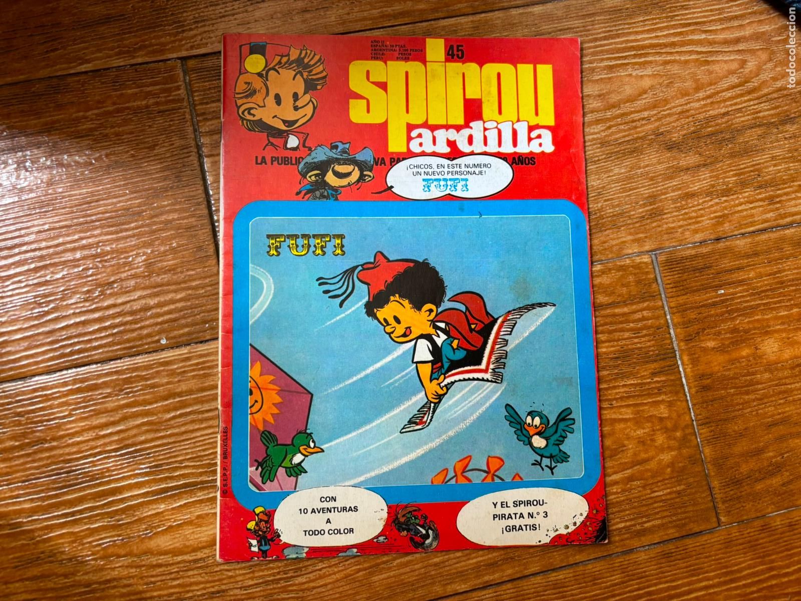 C&oacute;mics: SPIROU ARDILLA - N&ordm; 45 EDITORA MUNDIS, 1980
