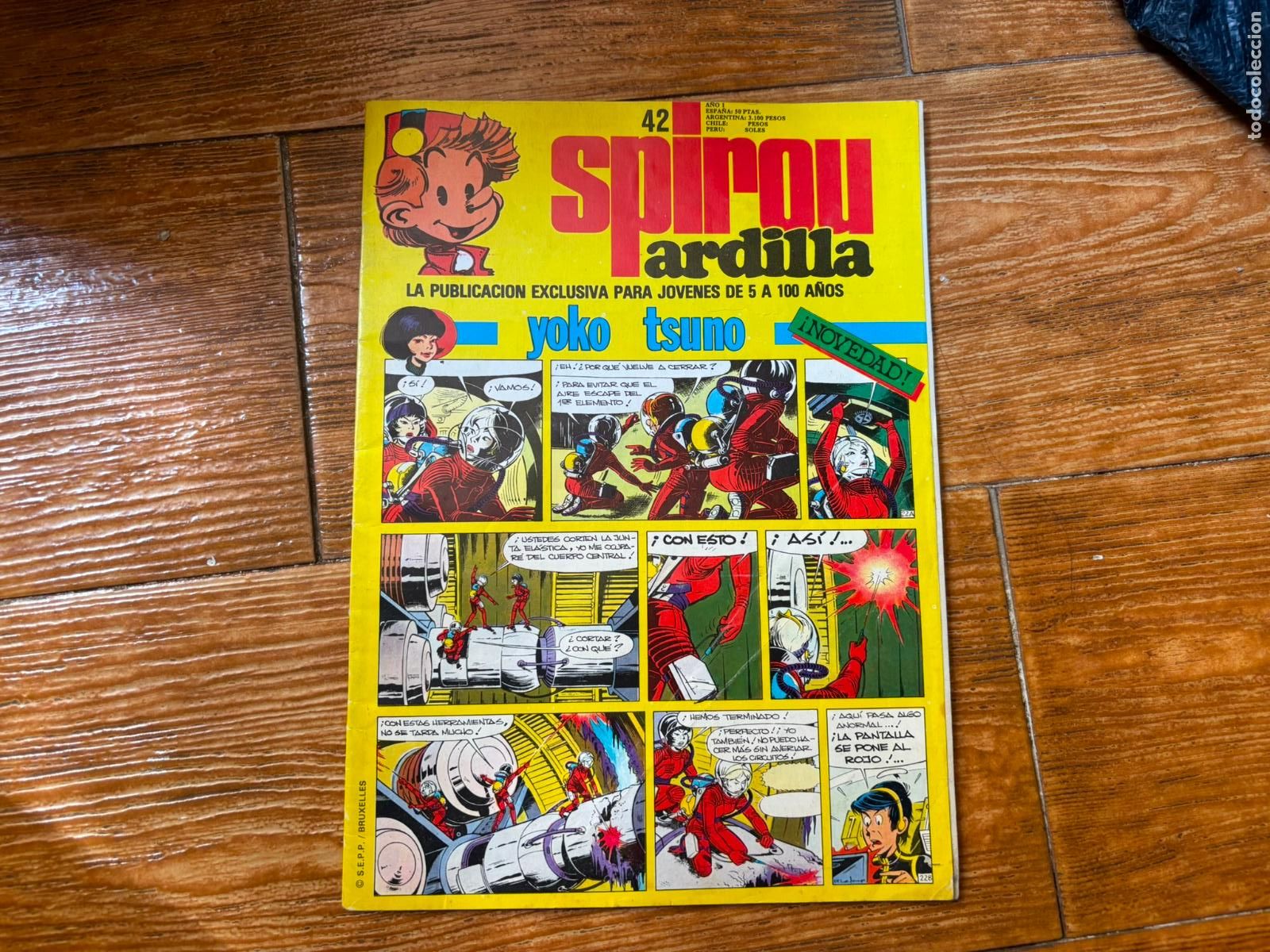 C&oacute;mics: SPIROU ARDILLA - N&ordm; 42 EDITORA MUNDIS, 1980