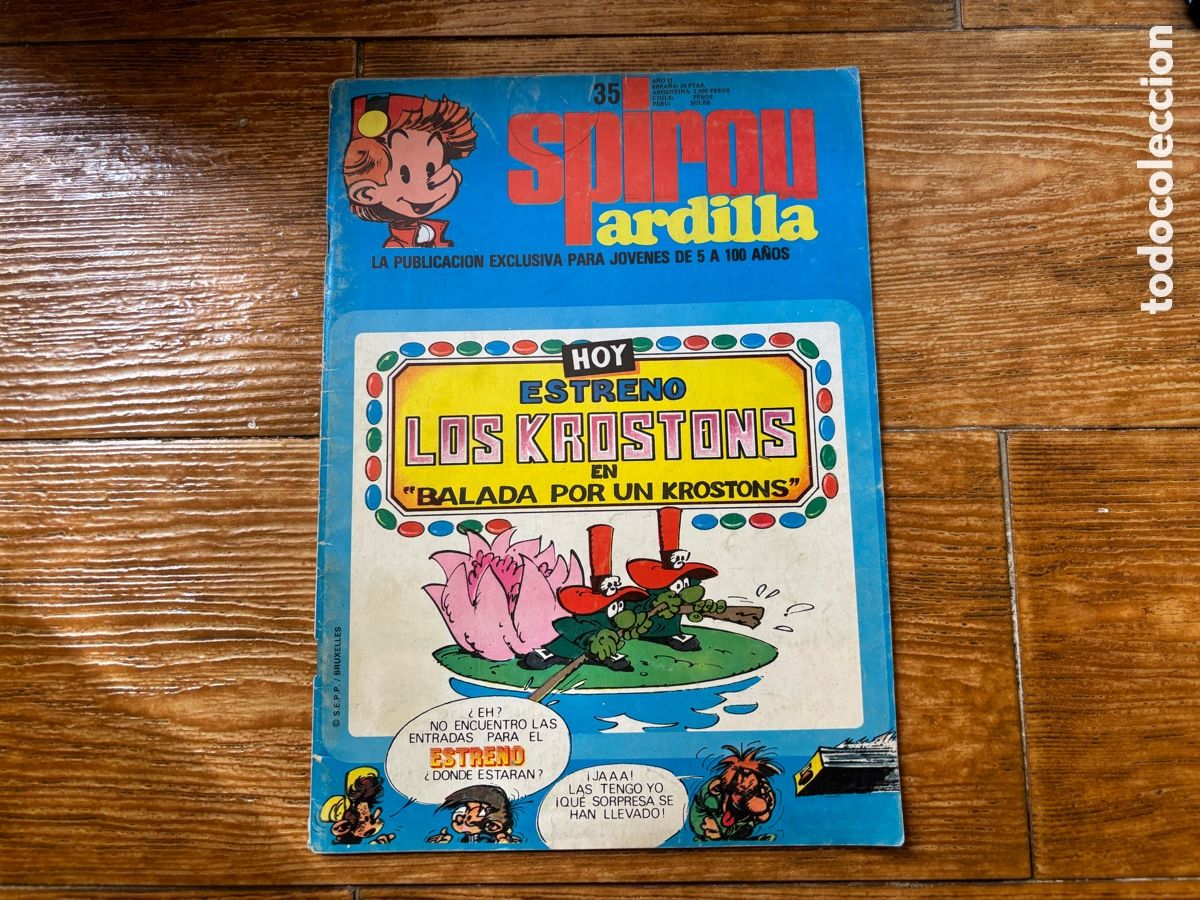 Comics : SPIROU ARDILLA - N&ordm; 35 EDITORA MUNDIS, 1980