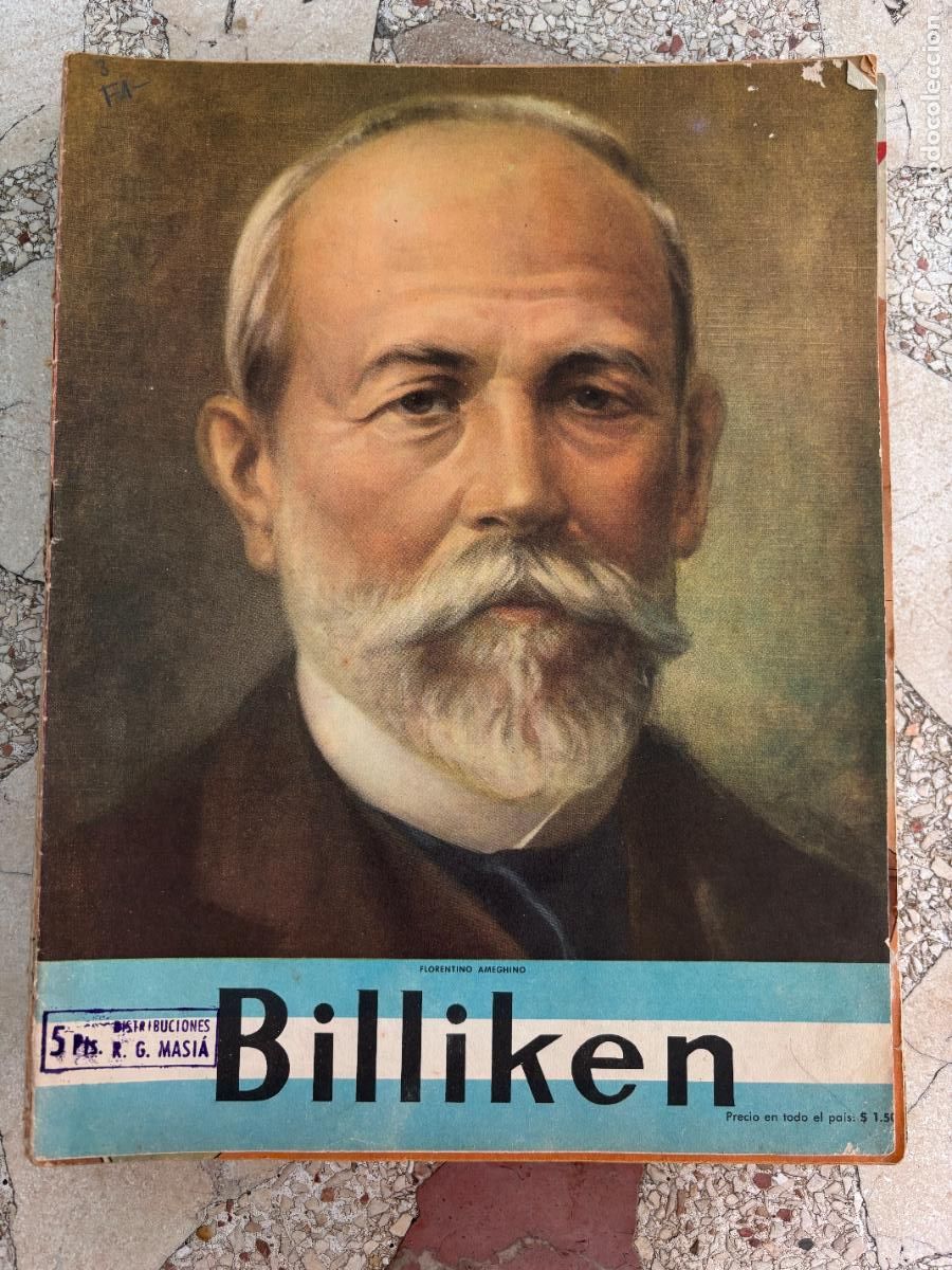 Comics: BILLIKEN N&ordm; 1813 A&Ntilde;O 1954. FLORENTINO AMEGHINO EN PORTADA. ANGEL CABRERA.