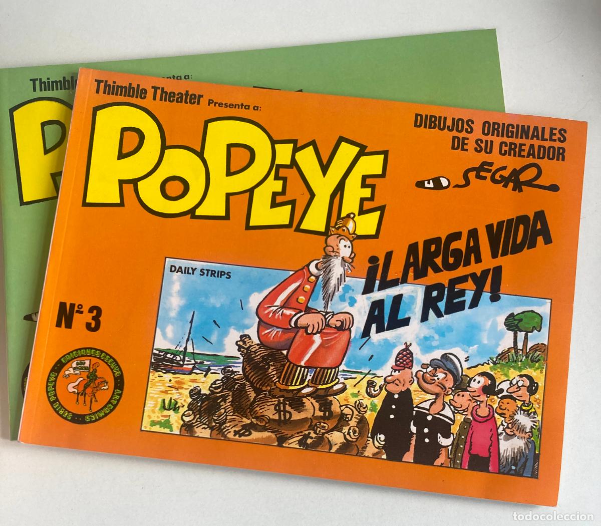 C&oacute;mics: POPEYE COMPLETA 3 TOMOS - SEGAR - EDICIONES ESEUVE - ART COMICS - Foto 3