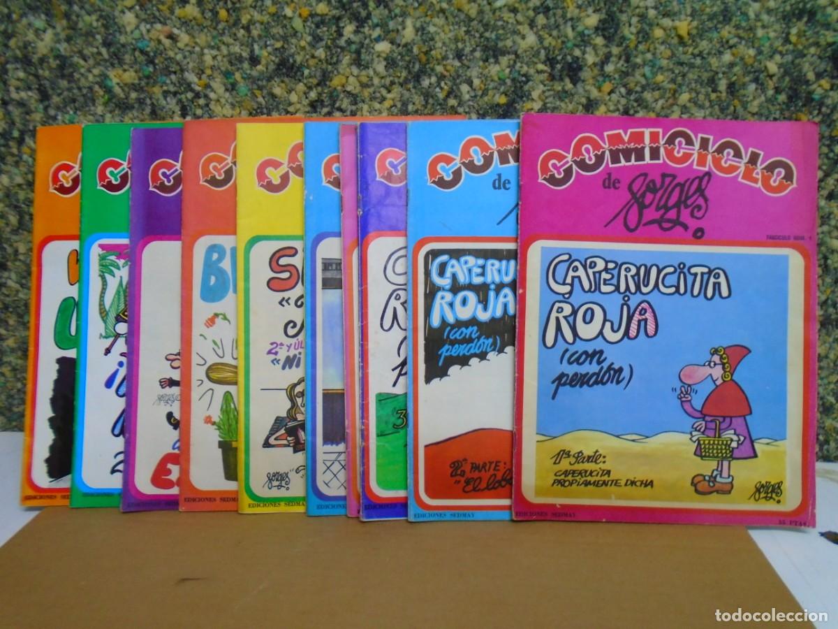 C&oacute;mics: COMICICLO DE FORGES/EDICIONES SEDMAY,1974/N&ordm; 1-2-3-4-7-8-12-13-18-19.