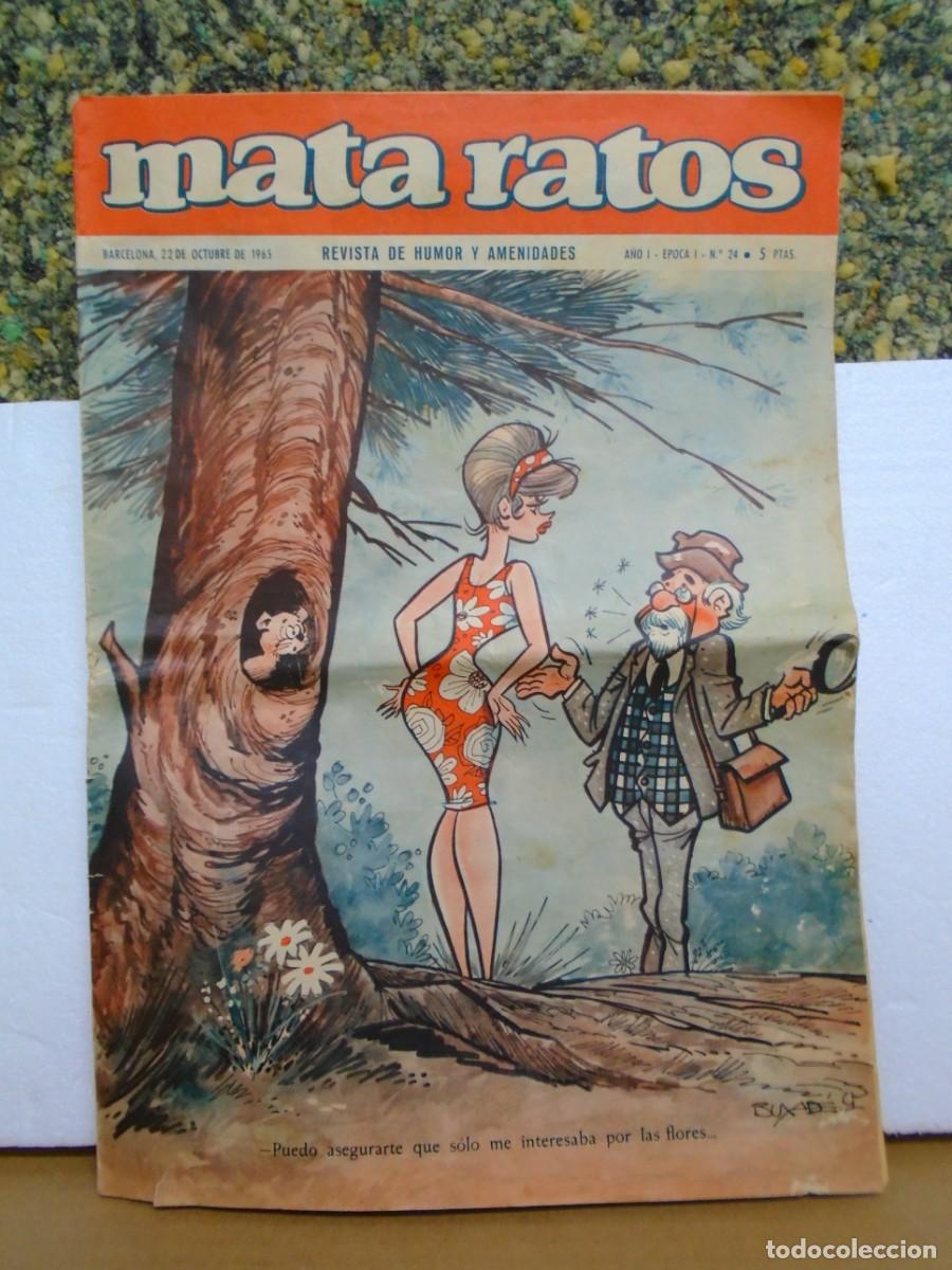 C&oacute;mics: MATA RATOS/IBERO MUNDIAL DE ESICIONES ,N&ordm;24,BARCELONA 22 OCTUBRE 1965.
