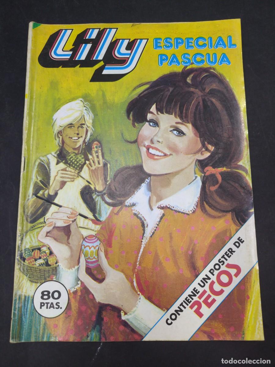 C&oacute;mics: LILY ESPECIAL PASCUA 1981. N&ordm; 17. POSTER DE LOS PECOS. BRUGUERA.