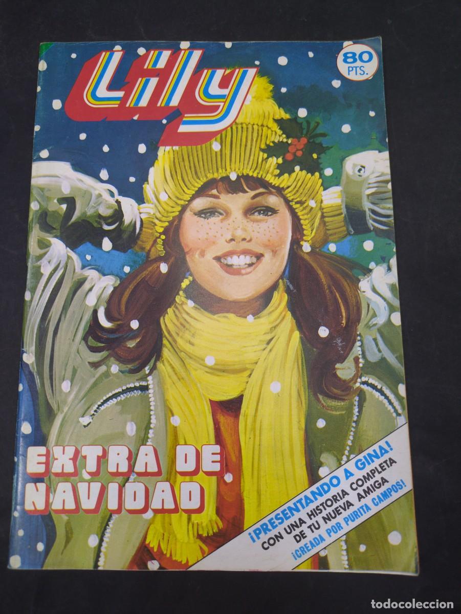 C&oacute;mics: LILY EXTRA DE NAVIDAD PARA 1980,CON LA 1&ordf; AVENTURA DE GINA .BRUGUERA,1970