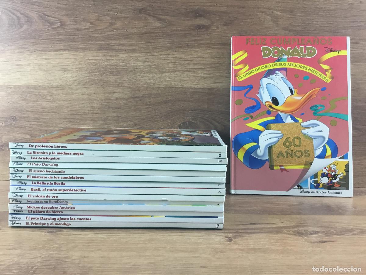 C&oacute;mics: DISNEY EN DIBUJOS ANIMADOS - C&Oacute;MIC TAPA DURA - LOTE 15 TOMOS - RBA