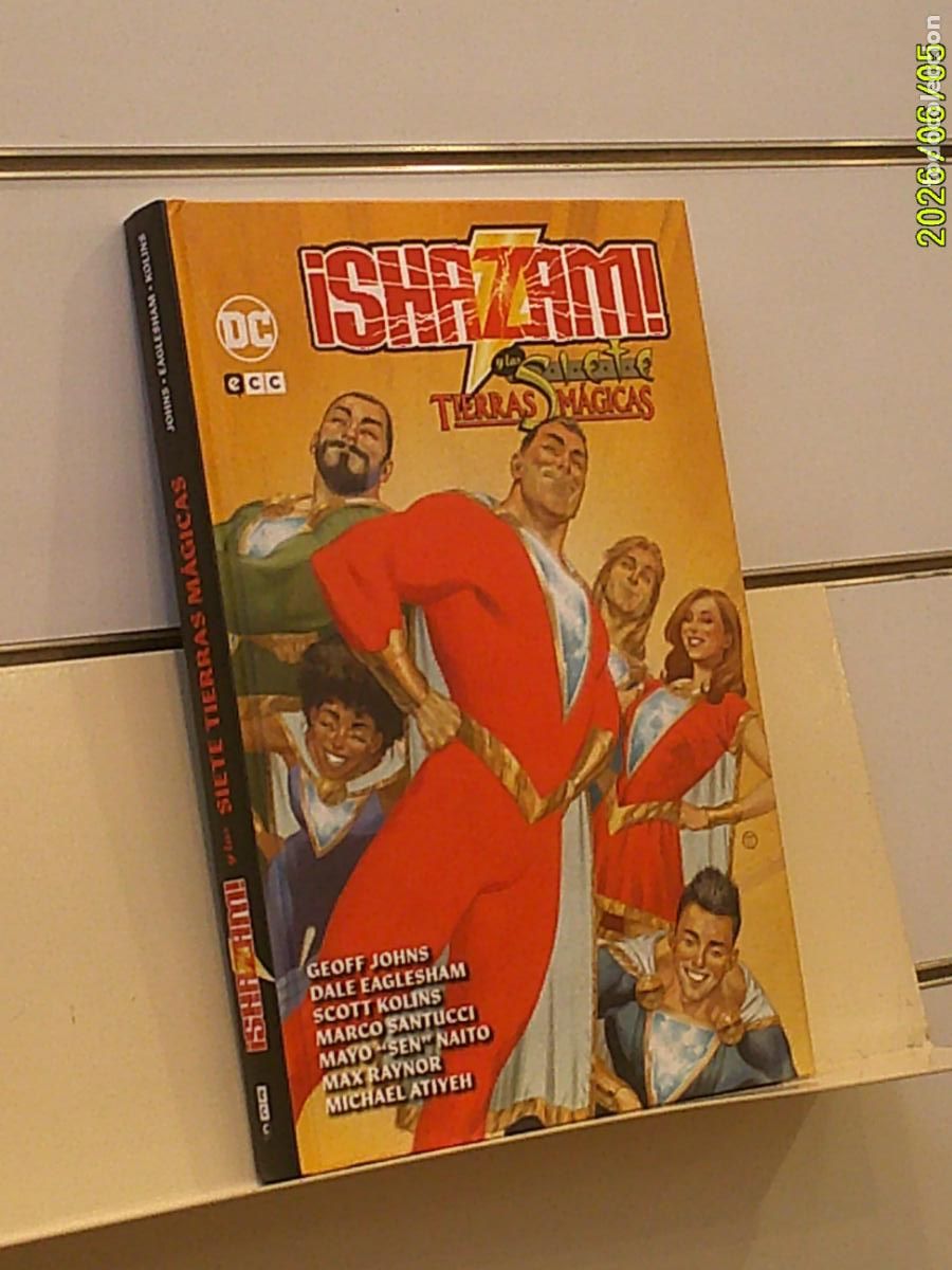 C&oacute;mics: &iexcl;SHAZAM! Y LAS SIETE TIERRAS MAGICAS GEOFF JOHNS TOMO TAPA DURA DC - ECC OFERTA