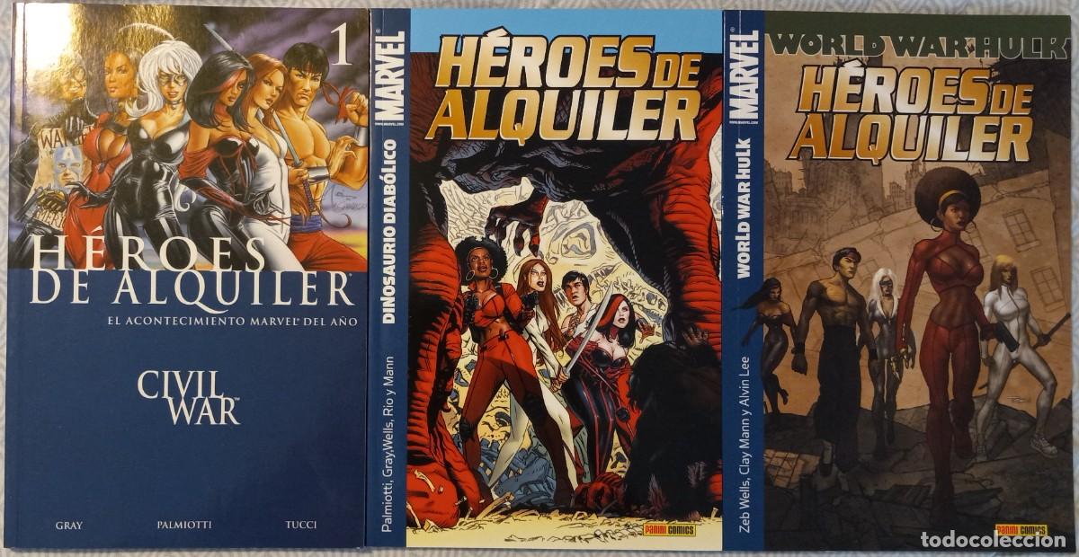 C&oacute;mics: Lote H&Eacute;ROES DE ALQUILER: 2 COLECCIONES MARVEL COMPLETAS - Foto 3