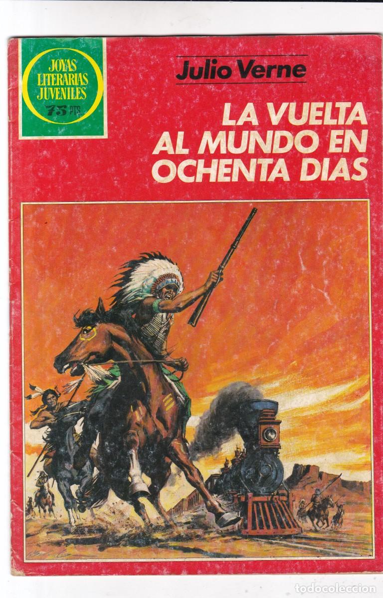 C&oacute;mics: JOYAS LITERARIAS JUVENILES - LA VUELTA AL MUNDO EN OCHENTA DIAS - ED. BRUGUERA 1984 / N&ordm; 17