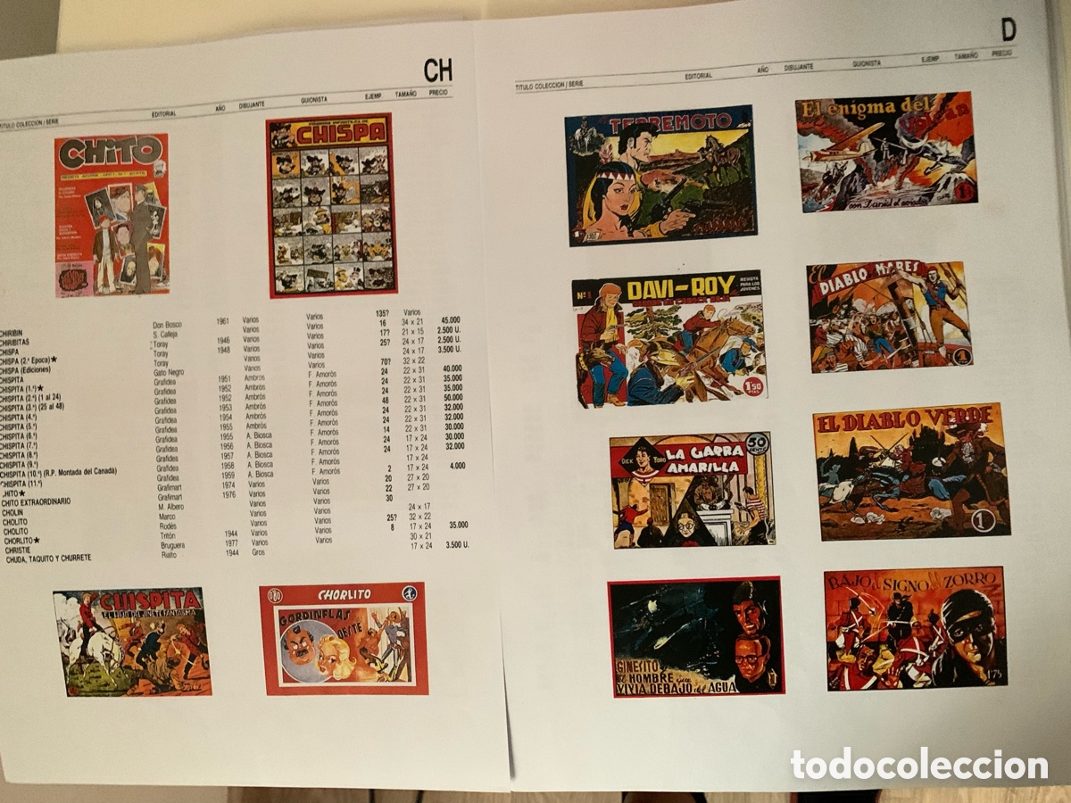 C&oacute;mics: Catalogo Tebeos y Comics de 1865 a 1980 Faccimil - Foto 4