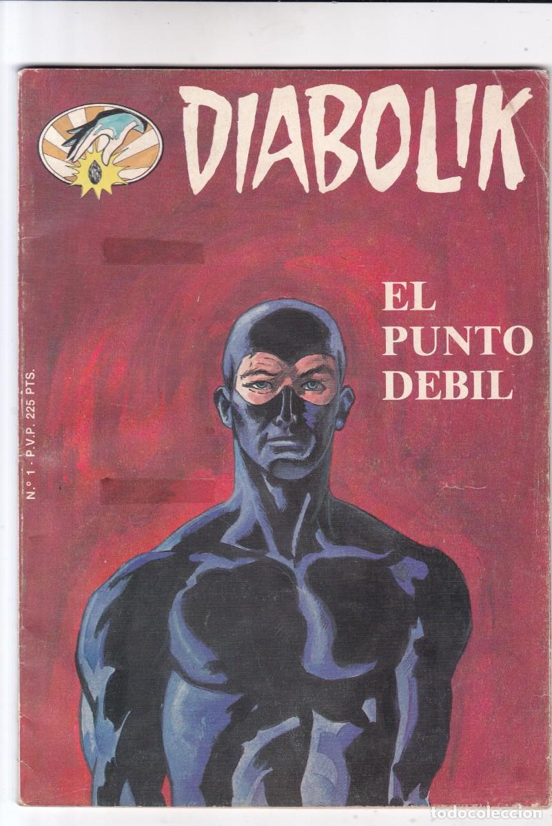 C&oacute;mics: DIABOLIK - EL PUNTO DEBIL N&ordm; 1 / BS EDITORIAL 1987