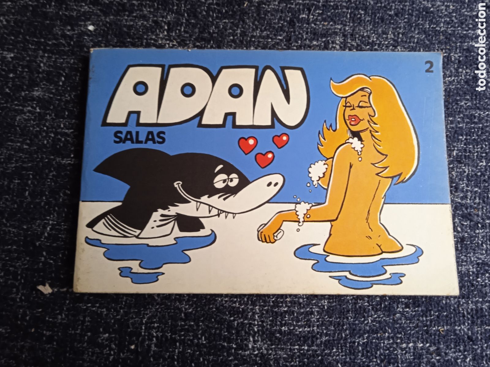 C&oacute;mics: COMIC ADAN N&ordm; 2 / SALAS - editado : A&Ntilde;OS 80 ( humor )