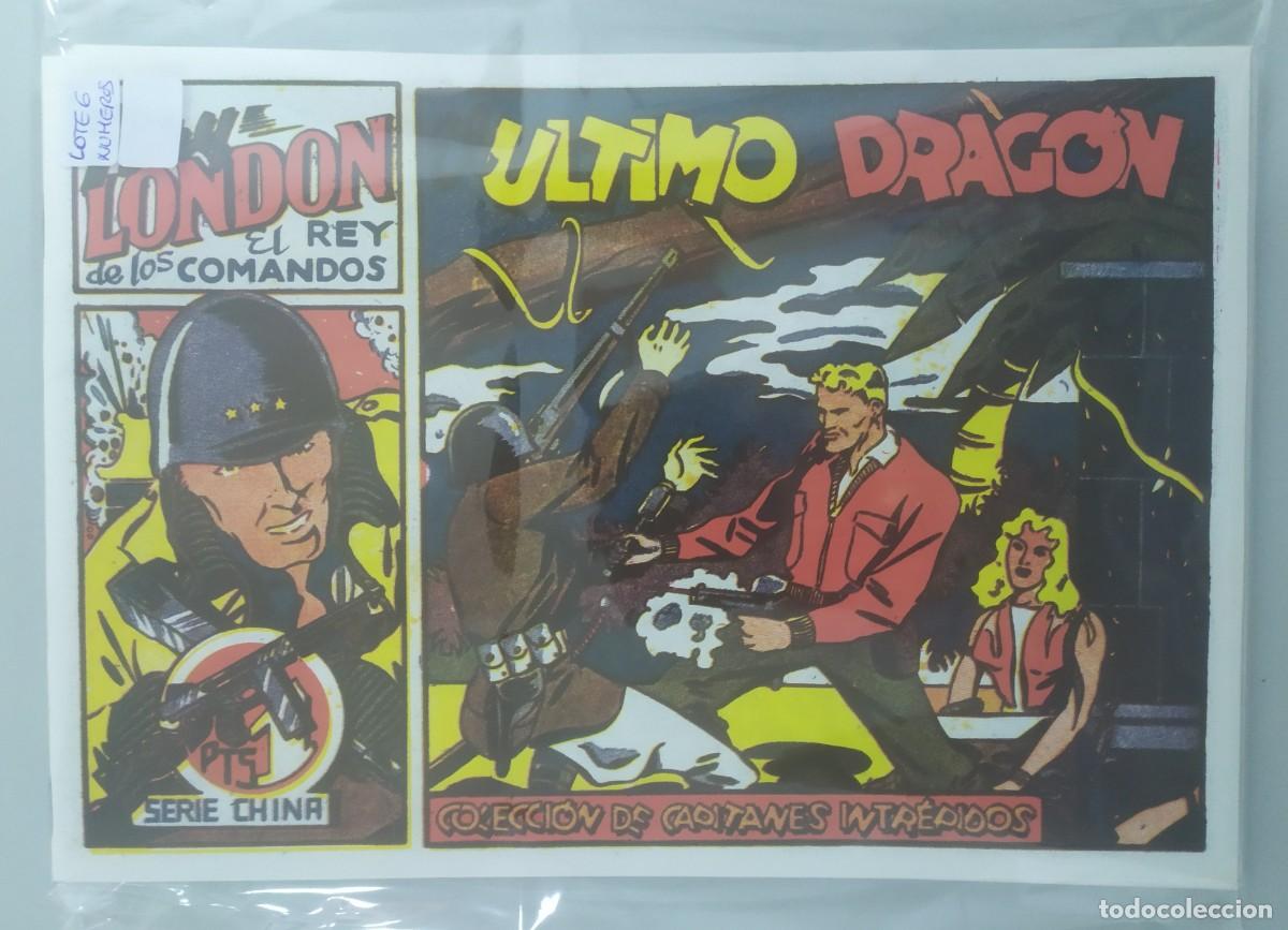 C&oacute;mics: COMIC LOTE 6 NUMEROS RAY LONDON REY DE LOS COMANDOS FACSIMIL REEDICION